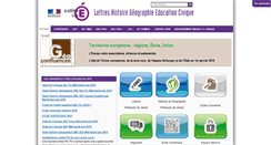 Desktop Screenshot of lettres-histoire.discipline.ac-lille.fr