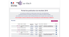 Desktop Screenshot of e-resultats.ac-lille.fr
