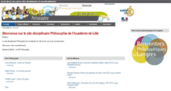 Desktop Screenshot of philo.discipline.ac-lille.fr