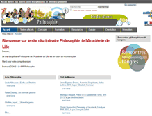 Tablet Screenshot of philo.discipline.ac-lille.fr