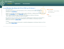 Tablet Screenshot of c2i.ac-lille.fr