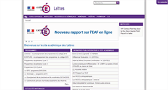 Desktop Screenshot of lettres.discipline.ac-lille.fr
