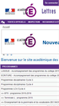 Mobile Screenshot of lettres.discipline.ac-lille.fr