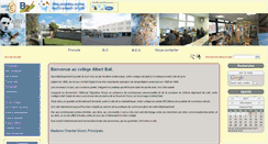 Desktop Screenshot of albert-ball.etab.ac-lille.fr